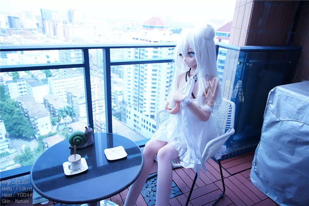 WM S-TPE 159cm (5ft2) Anime TPE Sex Doll with PVC Head #004